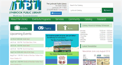 Desktop Screenshot of lynbrooklibrary.org